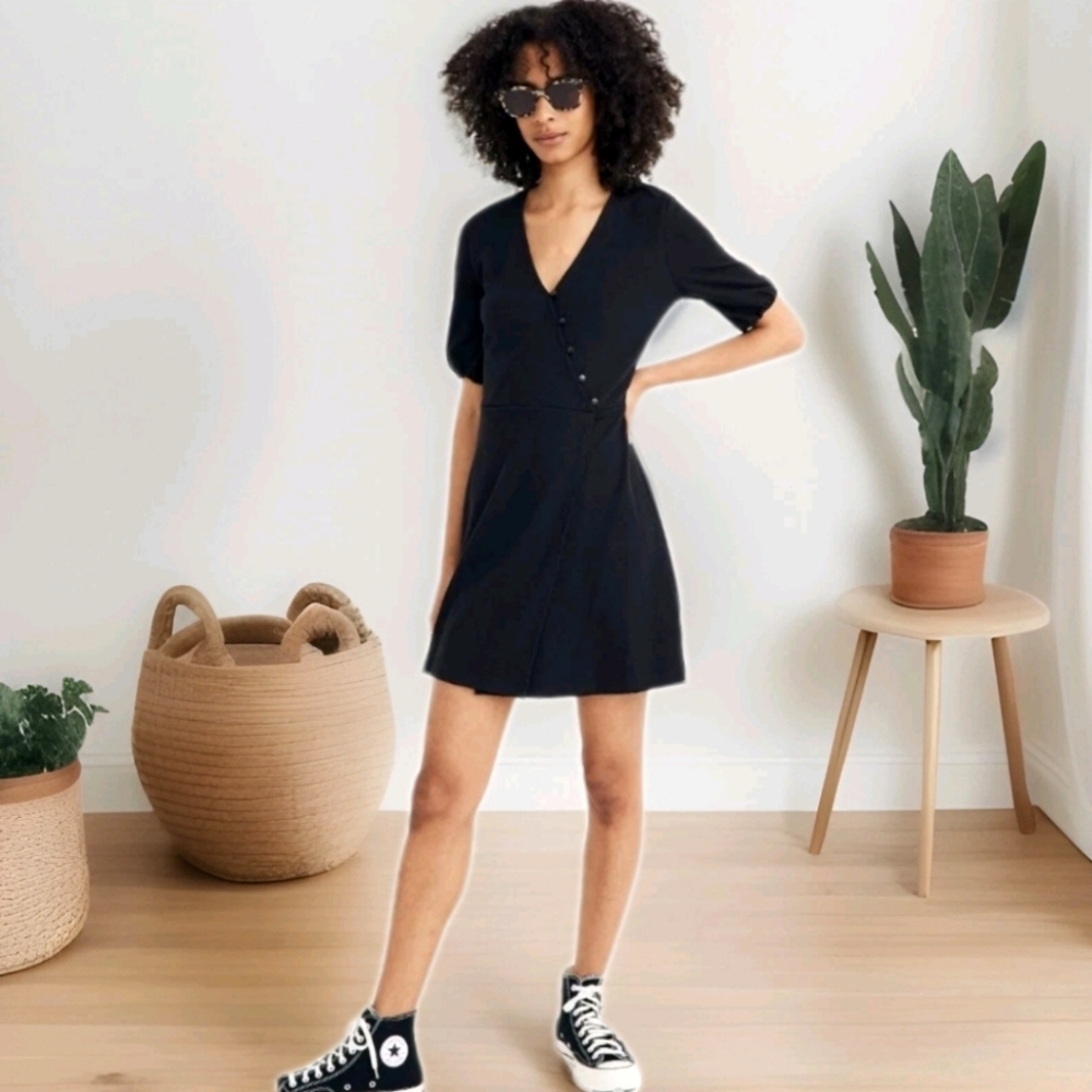 Madewell Black Mini Dress